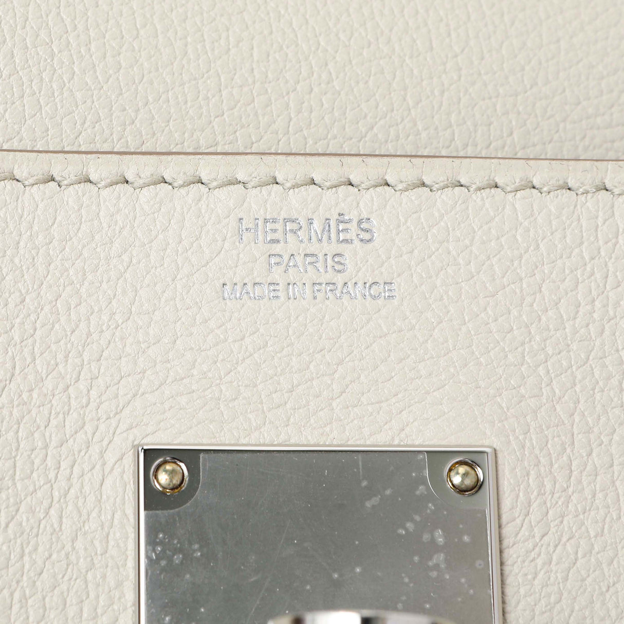 Hermes Craie Evercolor Kelly Messenger PM Handbags Hermes