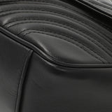 Gucci Black Calfskin Matelasse Small GG Marmont Shoulder Bag Handbags Gucci