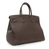 Hermes Cacao Togo Birkin 35 GHW Handbags Hermes