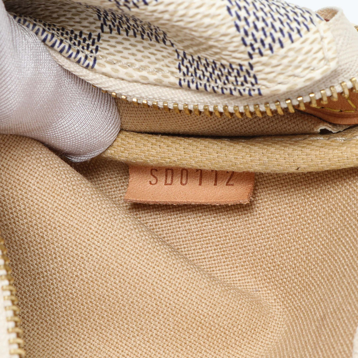 Louis Vuitton Damier Azur Eva Clutch Handbags Louis Vuitton