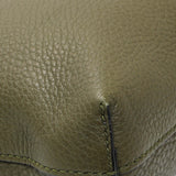 Gucci Green Pebbled Calfskin Medium Soho Messenger Bag