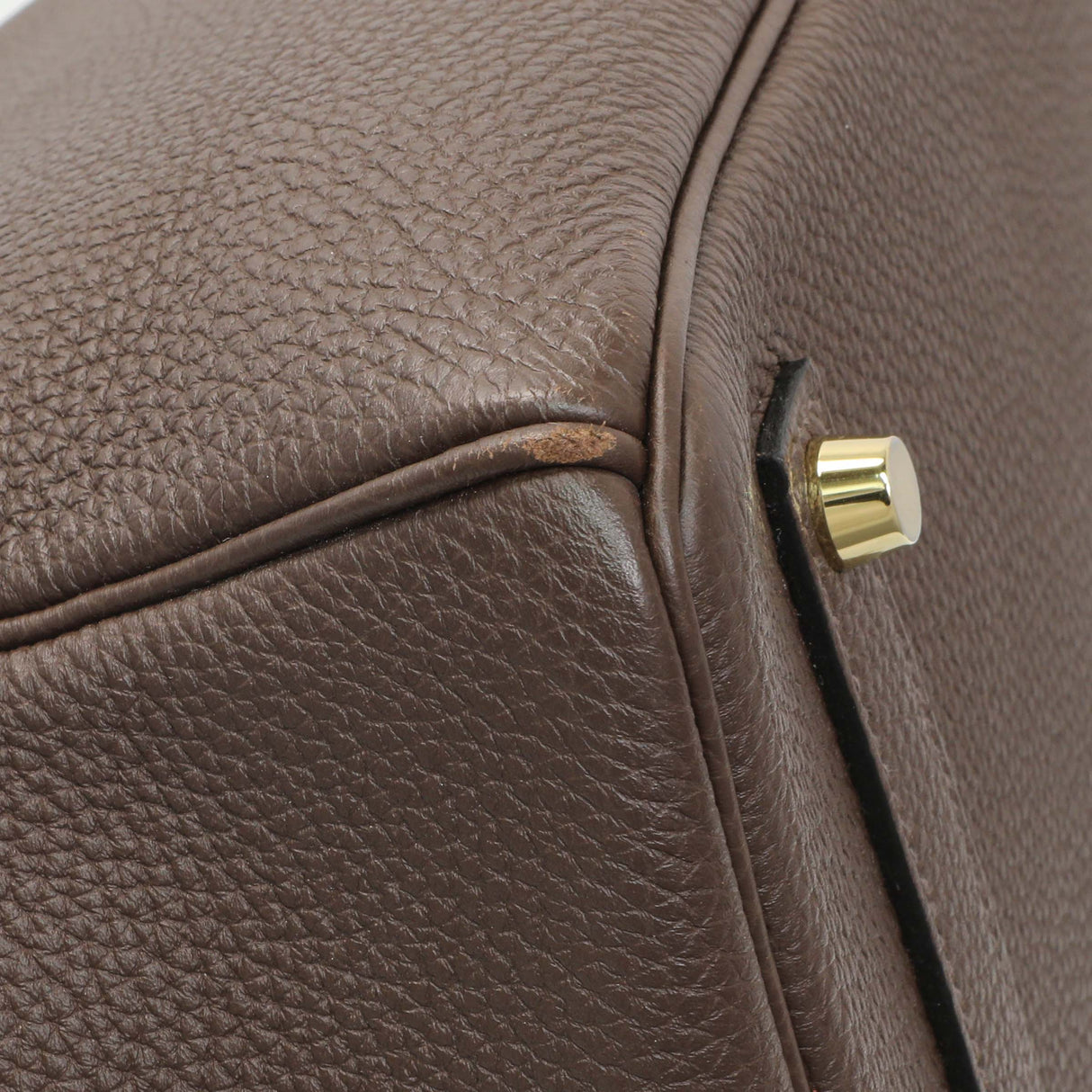 Hermes Cacao Togo Birkin 35 GHW Handbags Hermes