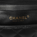 Chanel Black Quilted Lambskin Mini Rectangular Flap