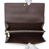 Louis Vuitton Damier Ebene Sarah Wallet Accessories Louis Vuitton
