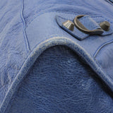 Balenciaga Blue Agneau Classic Hardware City Handbags Balenciaga