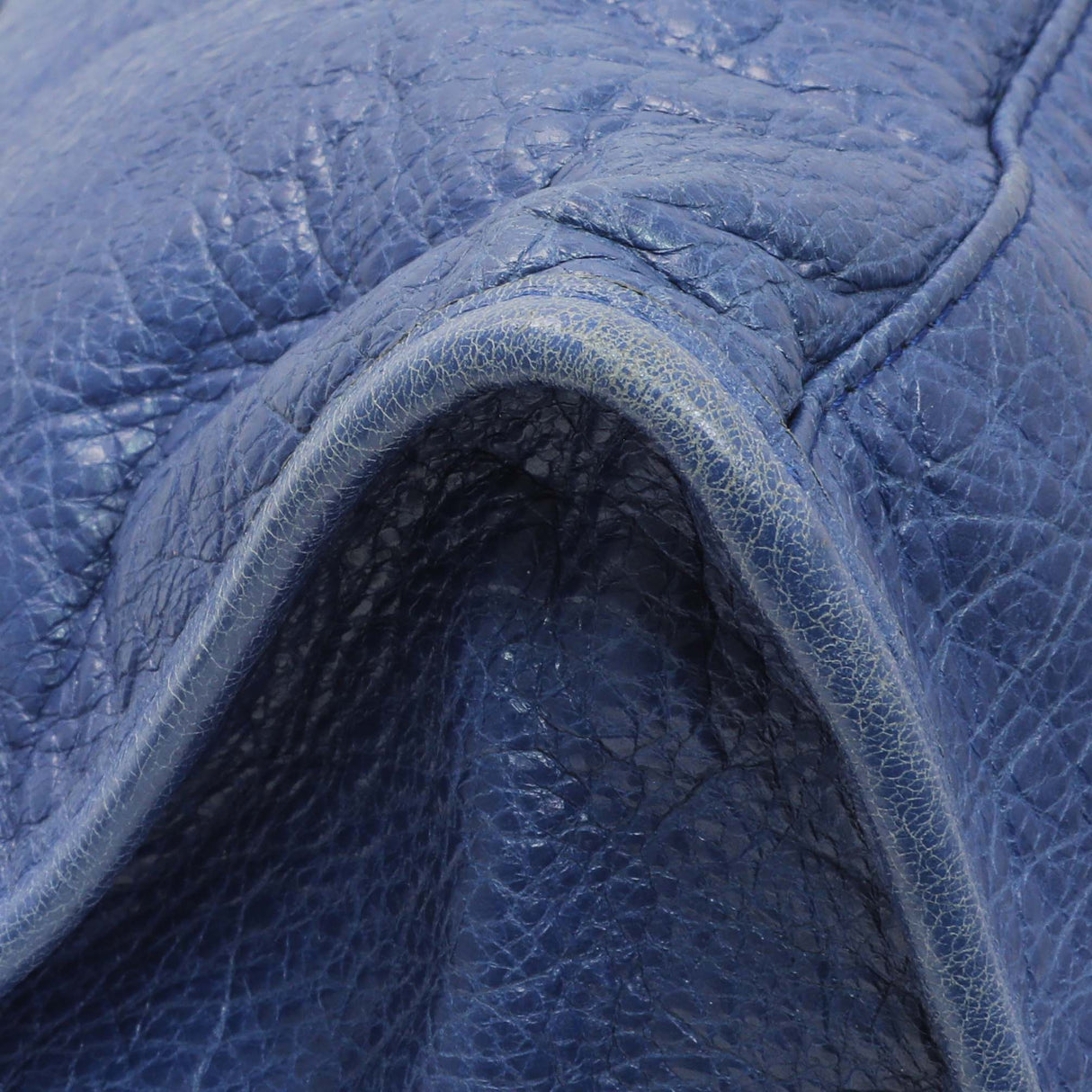 Balenciaga Blue Agneau Classic Hardware City Handbags Balenciaga