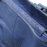 Balenciaga Blue Agneau Classic Hardware City Handbags Balenciaga