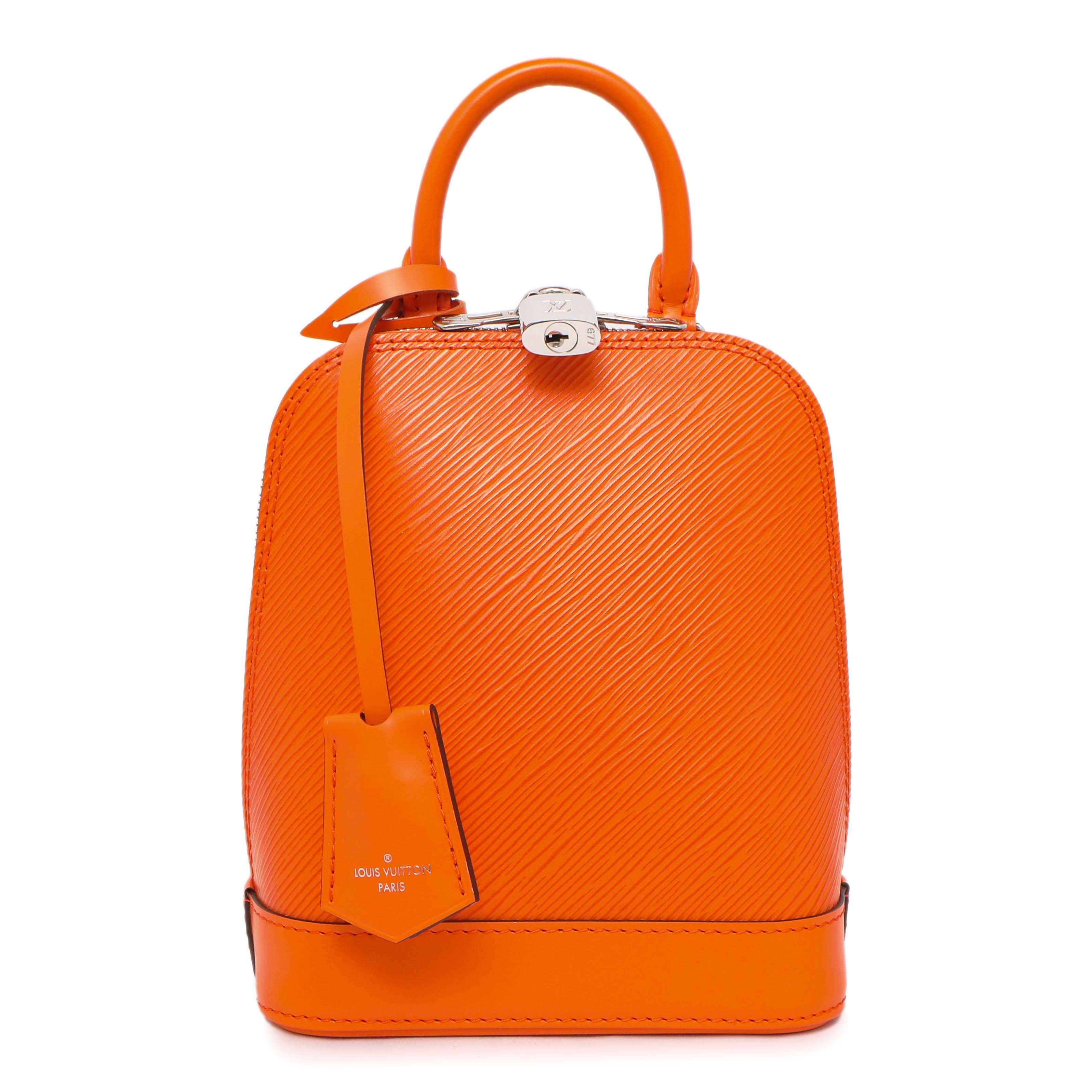louis vuitton backpack black and orange Louis Vuitton Orange Epi Alma Backpack – Modaselle