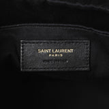 Saint Laurent Dark Beige Calfskin Matelasse Monogram Lou Camera Bag