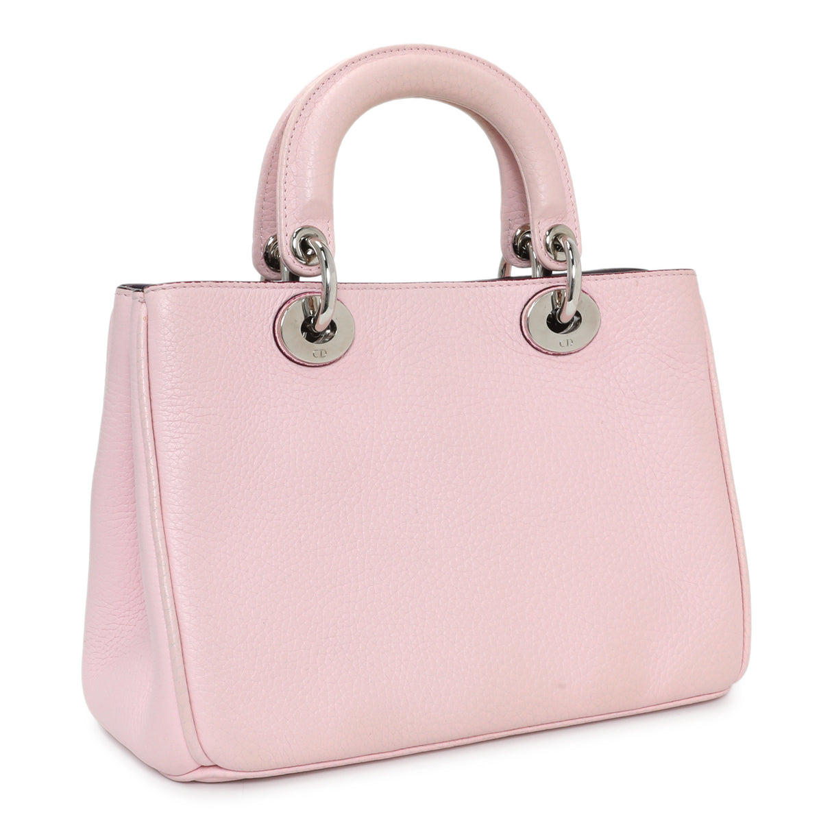 Christian Dior Pink Bullcalf Small Diorissimo Tote Handbags Christian Dior