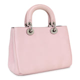 Christian Dior Pink Bullcalf Small Diorissimo Tote Handbags Christian Dior
