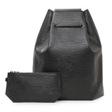 Louis Vuitton Black Epi Sac a Dos Drawstring Bag Handbags Louis Vuitton