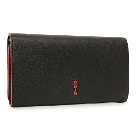 Christian Louboutin Black Calfskin Boudoir Chain Wallet