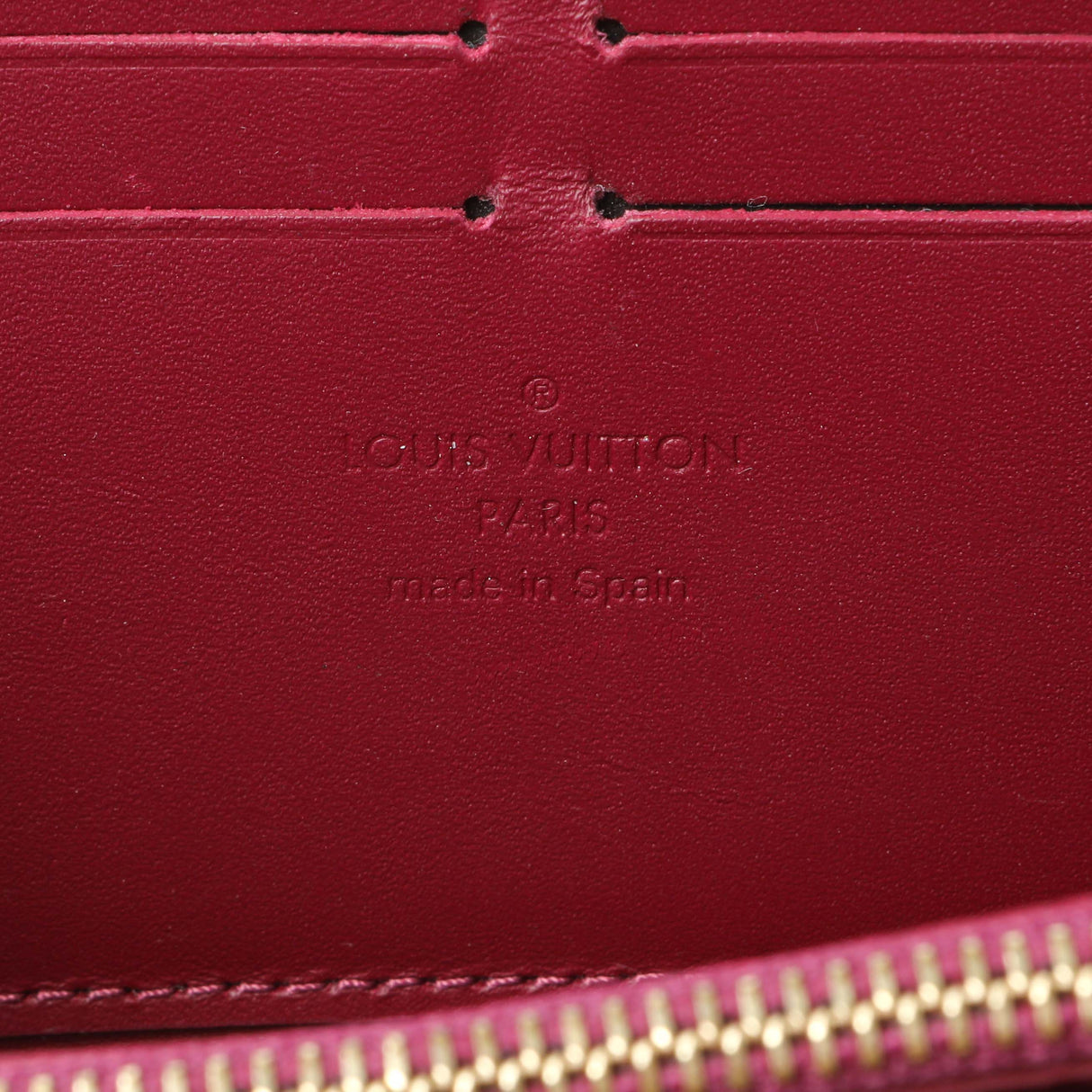 Louis Vuitton Fuchsia Vernis Clemence Wallet