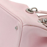 Christian Dior Pink Bullcalf Small Diorissimo Tote Handbags Christian Dior