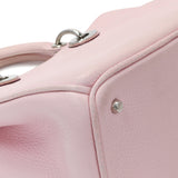 Christian Dior Pink Bullcalf Small Diorissimo Tote Handbags Christian Dior