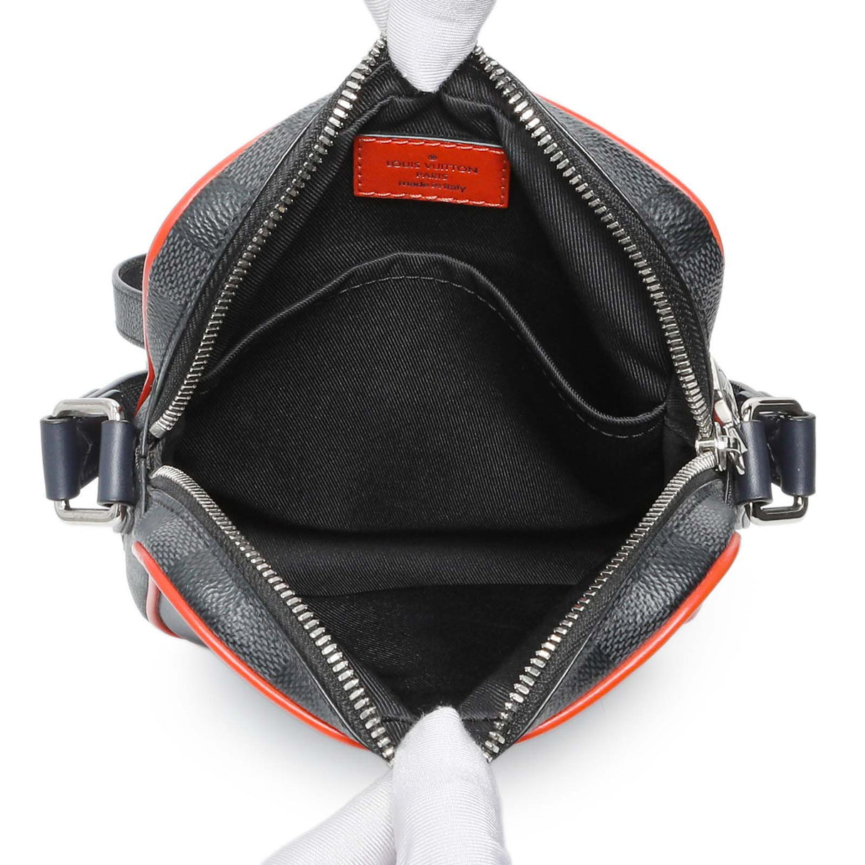 Louis Vuitton Epi Damier Graphite Danube Slim PM Handbags Louis Vuitton