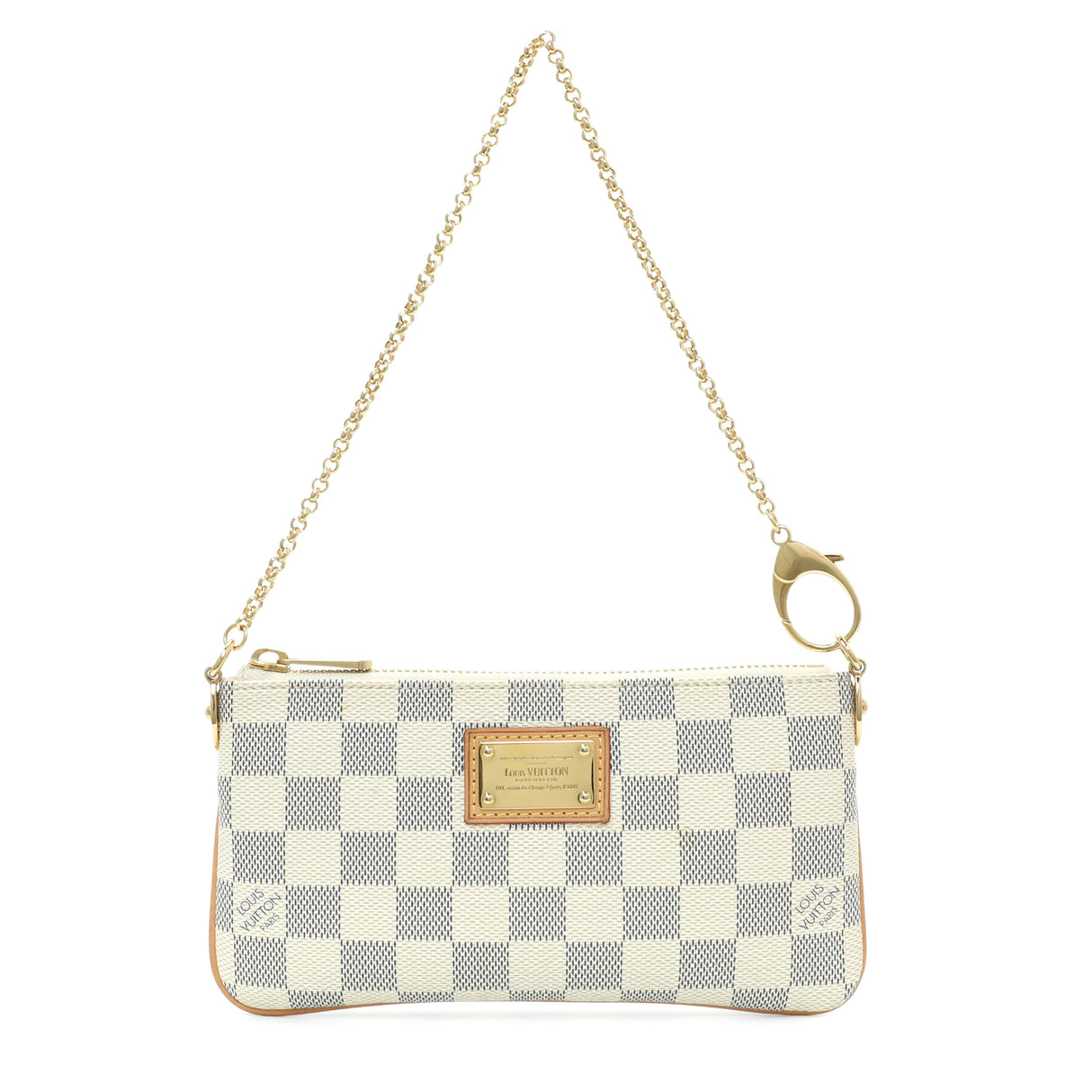 Louis Vuitton Damier Azur Pochette Milla MM Handbags Louis Vuitton