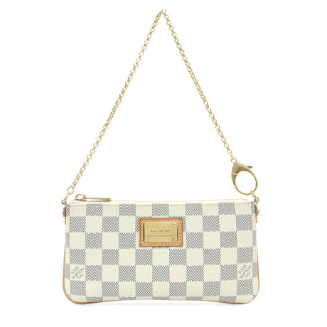 Louis Vuitton Damier Azur Pochette Milla MM Handbags Louis Vuitton