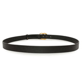 Gucci Black Calfskin Double G 30mm Belt