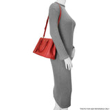 Prada Red Saffiano Small Galleria Double Zip Tote