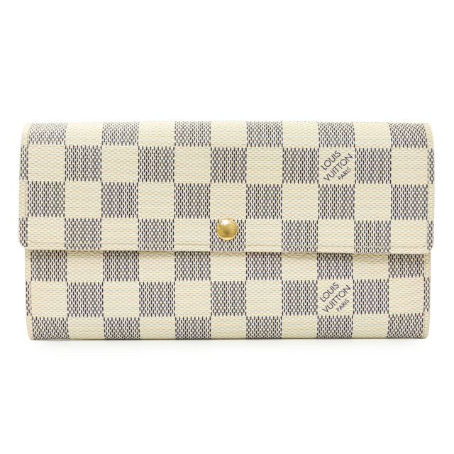 Louis Vuitton Damier Azur Sarah Wallet Accessories Louis Vuitton