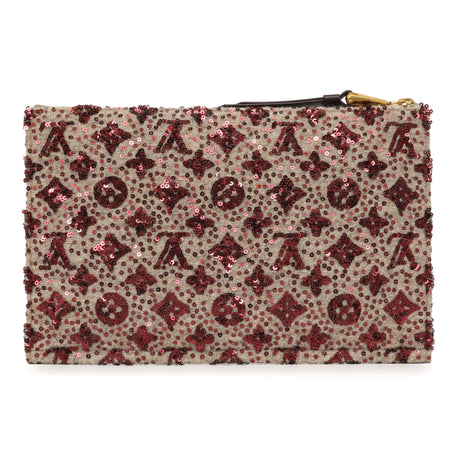 Louis Vuitton Bordeaux Sequin Monogram Sunshine Express Pochette