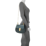 Chloe Suede Smooth Calfskin Drew Shoulder Bag Handbags Chloe