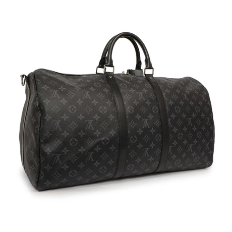 Louis Vuitton Monogram Eclipse Keepall 55 Bandouliere