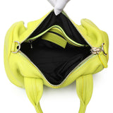 Alexander Wang Lime Green Pebbled Lambskin Rocco
