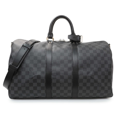 Louis Vuitton Damier Graphite Keepall Bandouliere 45 Handbags Louis Vuitton