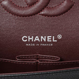 Chanel Black Quilted Caviar Medium Double Flap Handbags Chanel
