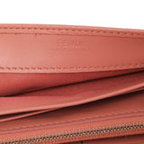 Fendi Pink Vitello Cruise F is Fendi Continental Envelope Wallet on Chain