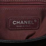 Chanel Black Quilted Goatskin Small CC University Shopping Tote Handbags Chanel