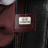 Chanel Black Quilted Goatskin Small CC University Shopping Tote Handbags Chanel