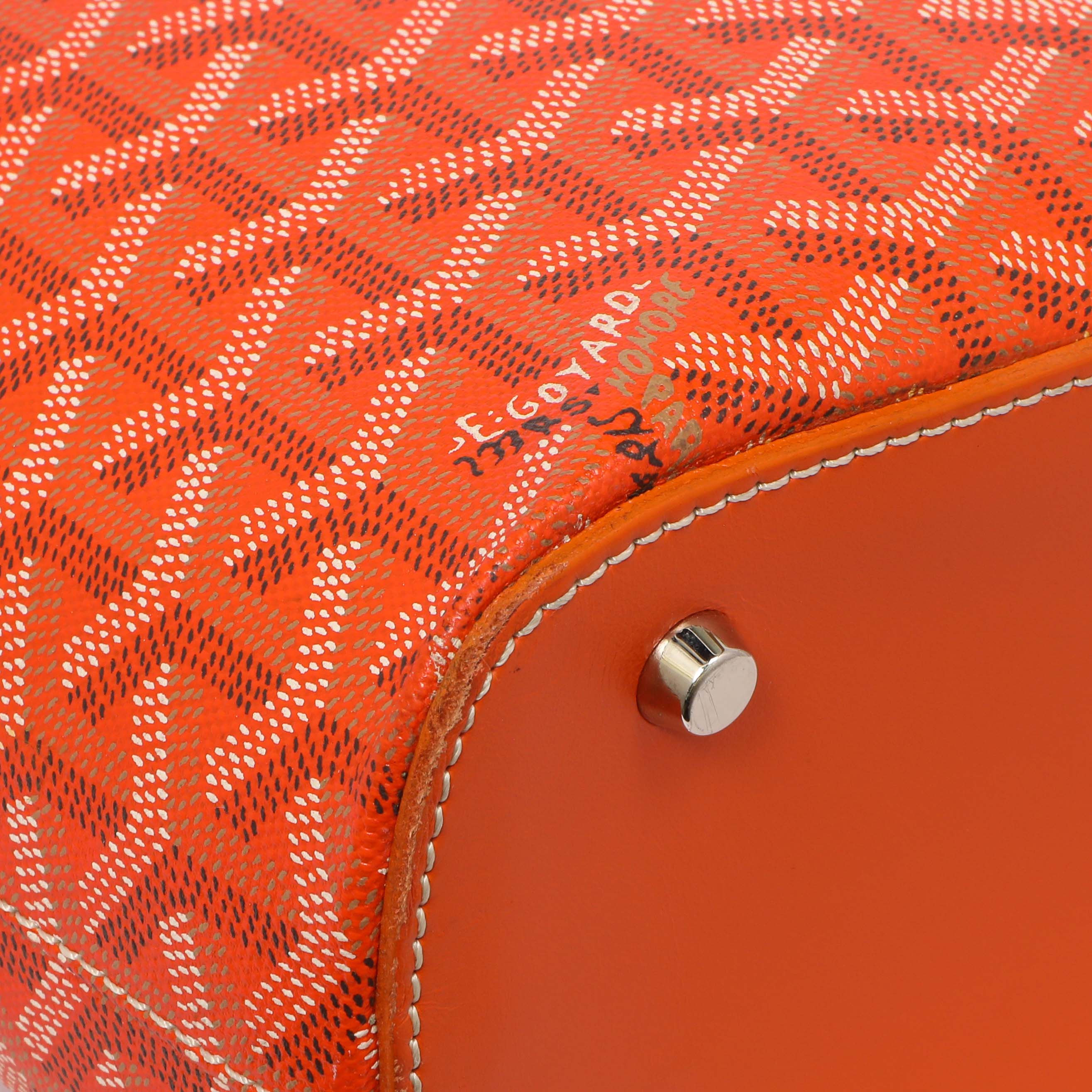 Goyard Orange Goyardine Sac Marie Galante GM – Modaselle