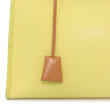 Hermes Vache Hunter Yellow Toile Herbag Zip 31 PM Handbags Hermes