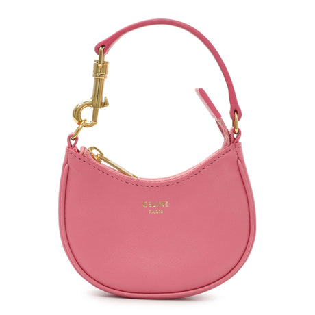 Celine Pink Calfskin Micro Ava Pouch Charm Accessories Celine
