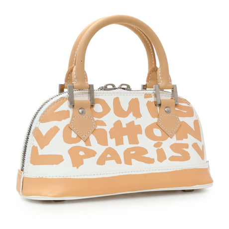 Louis Vuitton Peach Graffiti Alma PM Handbags Louis Vuitton
