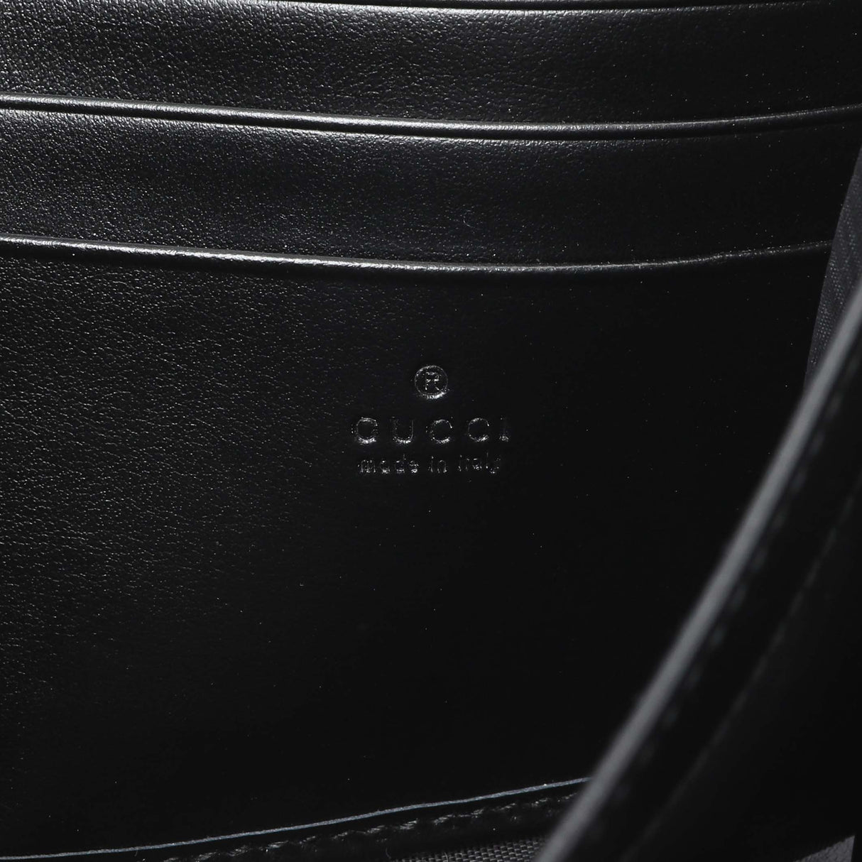 Gucci Black Calfskin Matelasse GG Marmont Chain Wallet