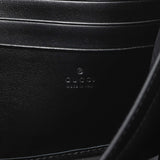 Gucci Black Calfskin Matelasse GG Marmont Chain Wallet