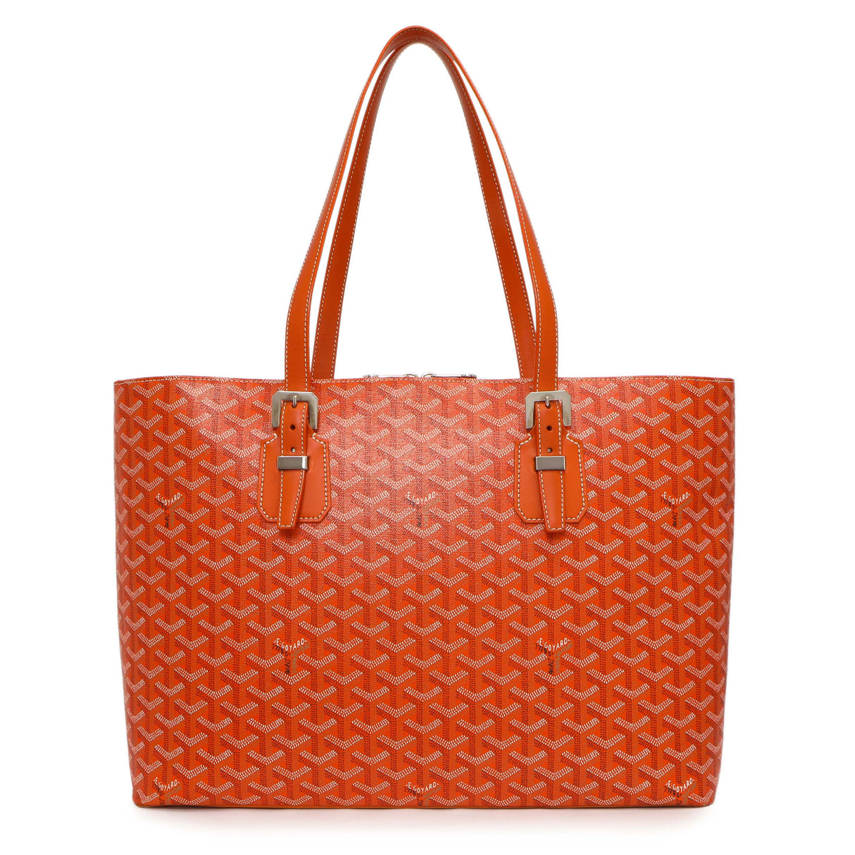 Goyard Orange Goyardine Sac Marie Galante GM