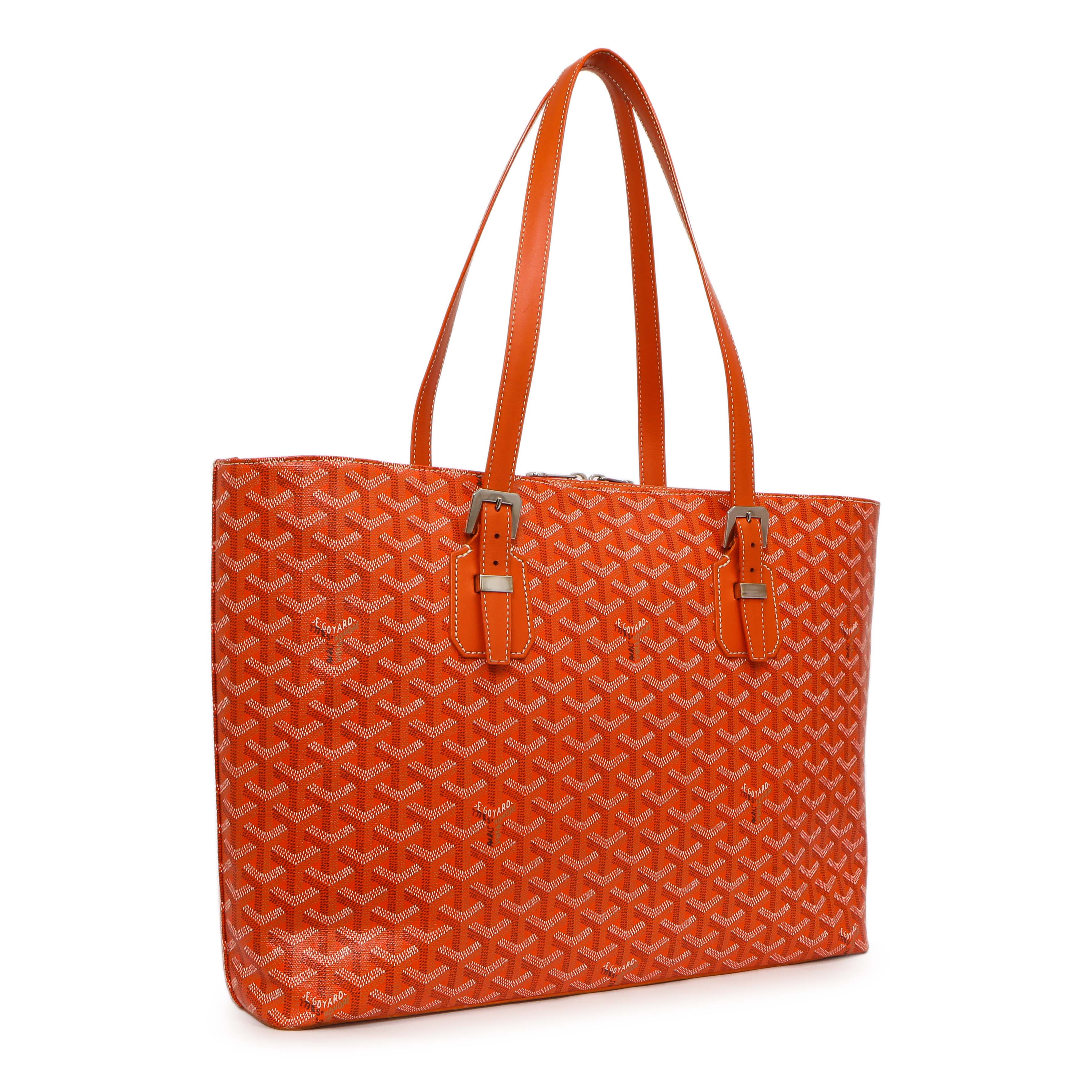 Goyard Orange Goyardine Sac Marie Galante GM Modaselle