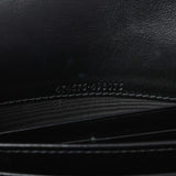 Gucci Black Calfskin Matelasse GG Marmont Chain Wallet