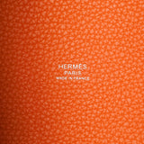 Hermes Orange Rouge Bicolor Clemence Picotin 22