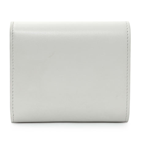 Celine Grey Shiny Calfskin Small Triomphe Wallet Accessories Celine