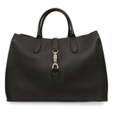 Gucci Black Soft Calfskin Medium Jackie Top Handle Bag