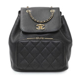 Chanel Black Caviar Affinity Backpack Handbags Chanel
