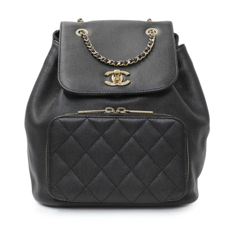 Chanel Black Caviar Affinity Backpack Handbags Chanel