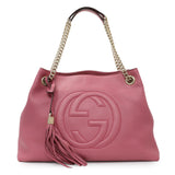 Gucci Pink Medium Soho Chain Shoulder Bag Handbags Gucci
